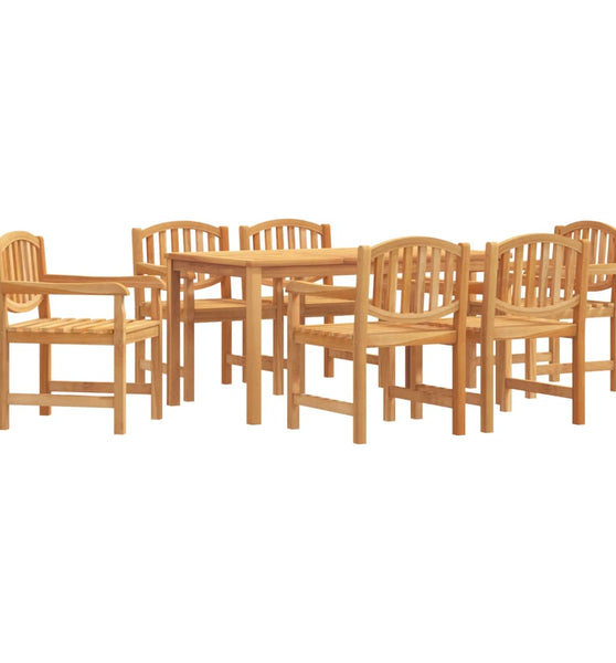 7-tlg. Garten-Essgruppe Massivholz Teak