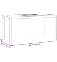 7-tlg. Garten-Essgruppe Massivholz Teak