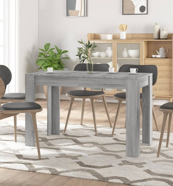 Esstisch Grau Sonoma 120x60x76 cm Holzwerkstoff