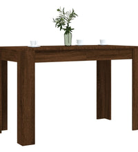 Esstisch Braun Eichen-Optik 120x60x76 cm Holzwerkstoff