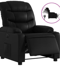 Relaxsessel Elektrisch Schwarz Kunstleder