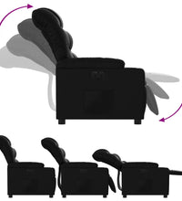 Relaxsessel Elektrisch Schwarz Kunstleder