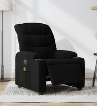 Massagesessel Elektrisch Schwarz Stoff