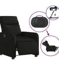 Relaxsessel Elektrisch Schwarz Stoff