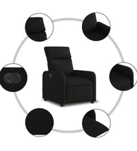 Relaxsessel Elektrisch Schwarz Stoff