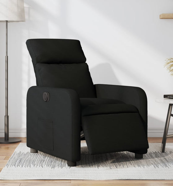 Relaxsessel Elektrisch Schwarz Stoff
