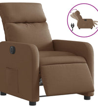 Relaxsessel Elektrisch Braun Stoff
