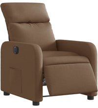Relaxsessel Elektrisch Braun Stoff