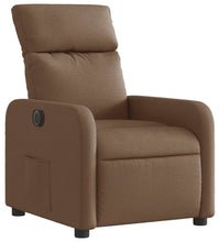 Relaxsessel Elektrisch Braun Stoff