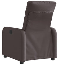 Relaxsessel Elektrisch Dunkelbraun Stoff