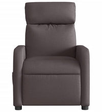 Relaxsessel Elektrisch Dunkelbraun Stoff