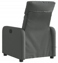 Massagesessel Elektrisch Dunkelgrau Stoff