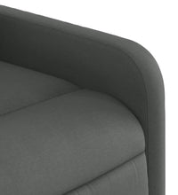 Massagesessel Elektrisch Dunkelgrau Stoff