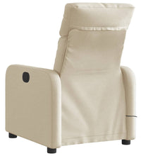 Massagesessel Elektrisch Creme Stoff