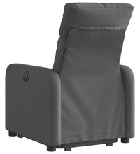 Relaxsessel mit Aufstehhilfe Dunkelgrau Stoff