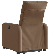 Relaxsessel mit Aufstehhilfe Braun Stoff