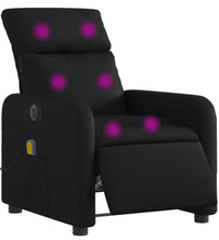 Massagesessel Elektrisch Schwarz Kunstleder