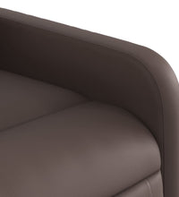 Massagesessel Elektrisch Braun Kunstleder