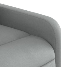 Relaxsessel Elektrisch Hellgrau Stoff