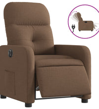 Relaxsessel Elektrisch Braun Stoff