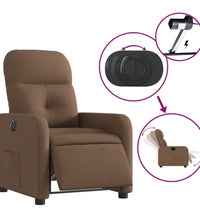 Relaxsessel Elektrisch Braun Stoff