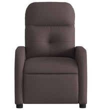 Relaxsessel Elektrisch Dunkelbraun Stoff