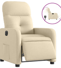 Relaxsessel Elektrisch Creme Stoff