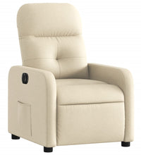 Relaxsessel Elektrisch Creme Stoff