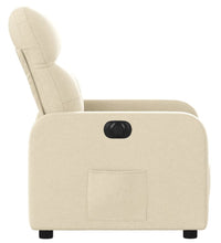 Relaxsessel Elektrisch Creme Stoff