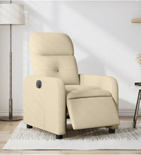 Relaxsessel Elektrisch Creme Stoff