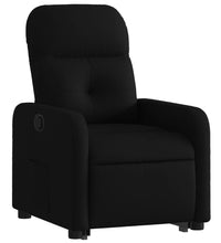 Relaxsessel mit Aufstehhilfe Schwarz Stoff
