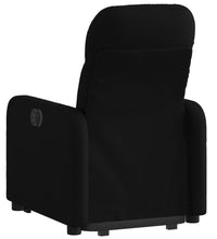 Relaxsessel mit Aufstehhilfe Schwarz Stoff