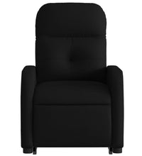 Relaxsessel mit Aufstehhilfe Schwarz Stoff