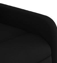Relaxsessel mit Aufstehhilfe Schwarz Stoff