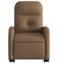 Relaxsessel mit Aufstehhilfe Braun Stoff