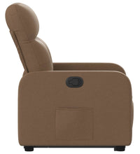 Relaxsessel mit Aufstehhilfe Braun Stoff