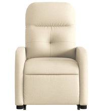 Relaxsessel mit Aufstehhilfe Creme Stoff