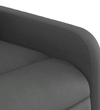 Massagesessel mit Aufstehhilfe Dunkelgrau Stoff