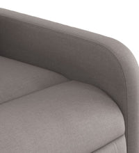 Massagesessel mit Aufstehhilfe Taupe Stoff
