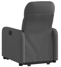 Relaxsessel mit Aufstehhilfe Elektrisch Dunkelgrau Stoff
