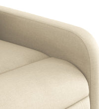 Relaxsessel mit Aufstehhilfe Elektrisch Creme Stoff