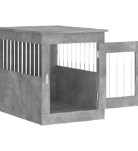 Hundekäfig im Möbelstil Betongrau 55x75x65 cm Holzwerkstoff