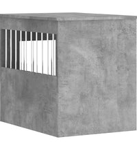 Hundekäfig im Möbelstil Betongrau 55x75x65 cm Holzwerkstoff