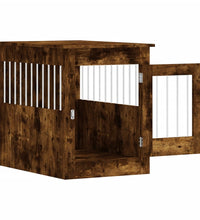 Hundekäfig im Möbelstil Räuchereiche 55x80x68 cm Holzwerkstoff