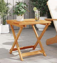 Gartentisch Klappbar 50x50x50 cm Massivholz Akazie