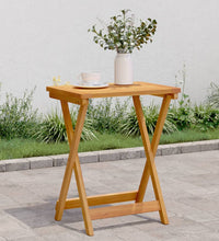 Gartentisch Klappbar 50x36x60 cm Massivholz Akazie