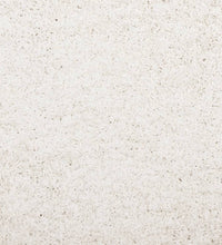 Teppich Shaggy Hochflor Modern Creme 60x110 cm