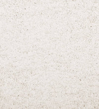 Teppich Shaggy Hochflor Modern Creme 80x150 cm