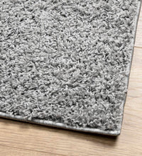 Shaggy-Teppich PAMPLONA Hochflor Modern Grau 240x240 cm