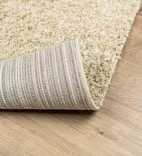 Teppich Shaggy Hochflor Modern Golden 100x200 cm